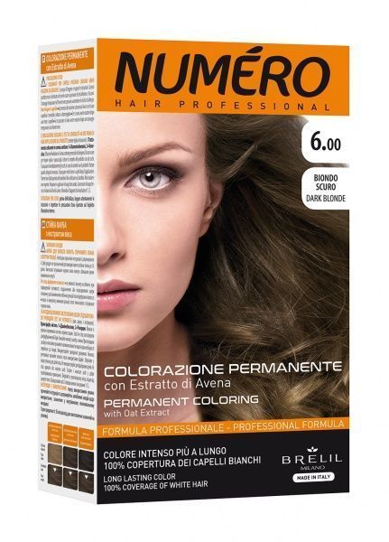 Крем-фарба для волосся Numero 6.00 Dark blonde (темний блонд) 140 мл
