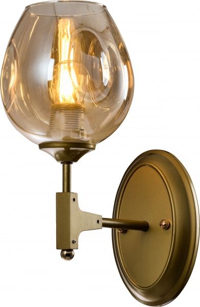 Бра Accento lighting Molecule 1x60 Вт E27 антична латунь 