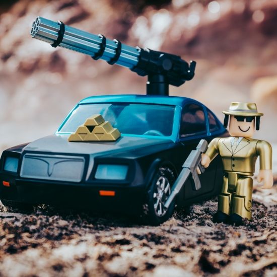 Набір фігурок з аксесуарами Jazwares Roblox Feature Vehicle Jailbreak: The Celestial W8 ROB0341 