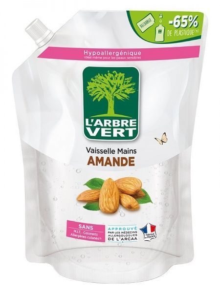 Средство для ручного мытья посуды L'Arbre Vert Миндаль 1л