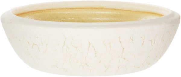 Кашпо шамотне Мірра №3 258 круглий 24л кремовий 