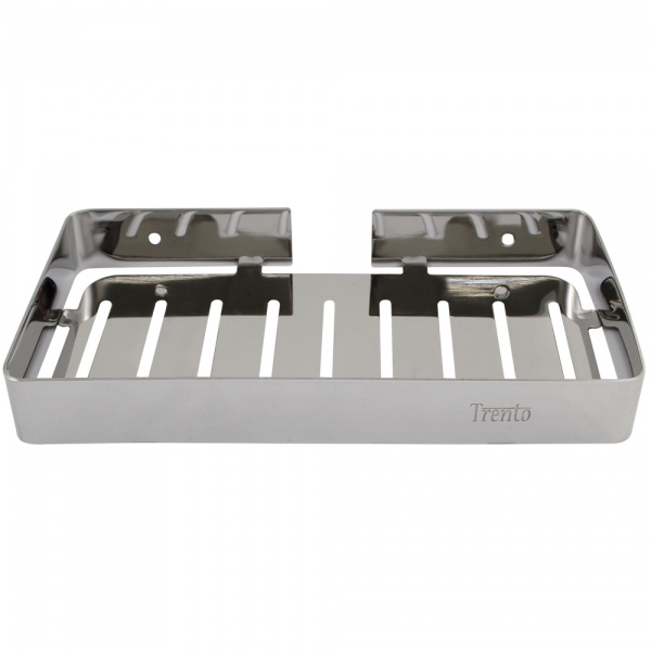 Полиця Arino одинарна хром (60981) 