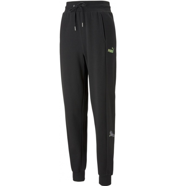 Брюки Puma PUMA POWER NOVA SHINE COLORBLOCK HIGH-WAIST PANTS TR 67444701 р. L черный