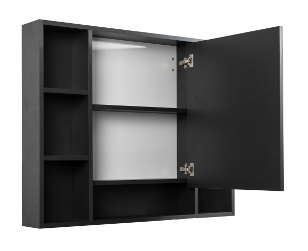 Зеркальный шкаф Aqua Rodos Толедо 100 см антрацит АР000075504