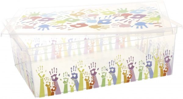 Ящик для хранения Colored Hands 25 л 370x525x175 мм