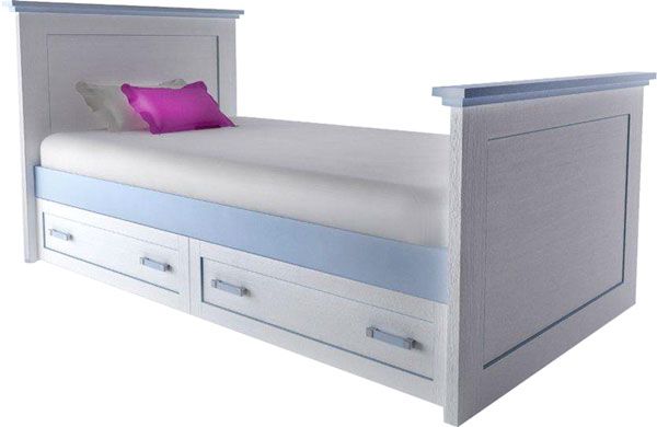 Кровать Aqua Rodos Voyage VgBed-90 90x200 см голубой 