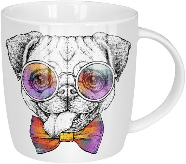 Чашка Мопс 360 мл 21-279-046 Keramia