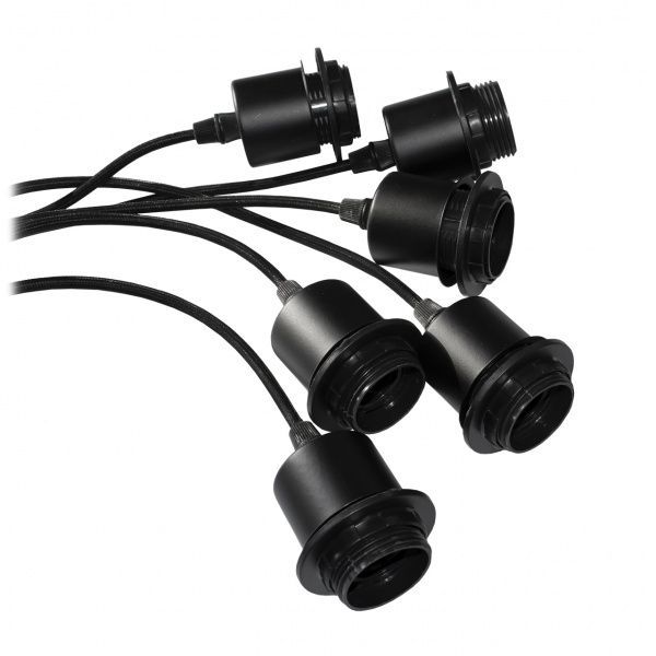 Люстра подвесная Hopfen 6x40 Вт E27 черный SD 6 LOFT 