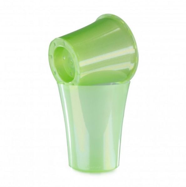 Горщик пластиковий Santino Arte-Dea круглий 1,25 л зелене яблуко (ADEA125GA) 