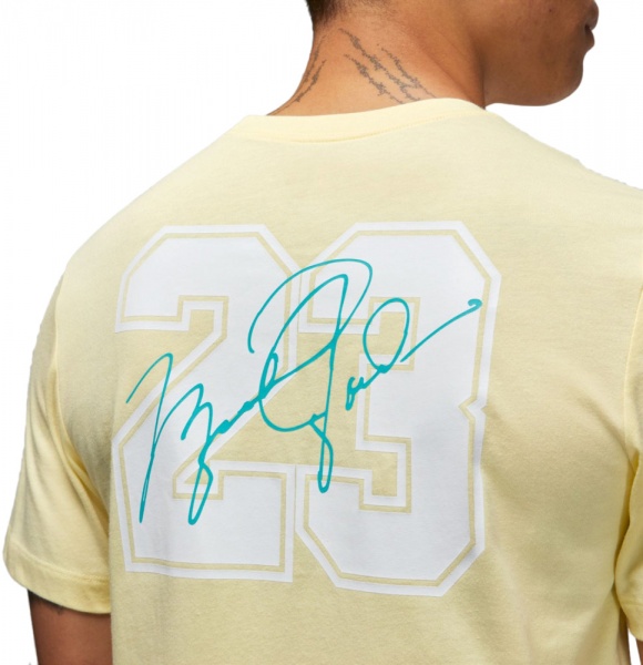Футболка Jordan ESS FLIGHT23 GX SS CREW DM1428-821 р.XL жовтий