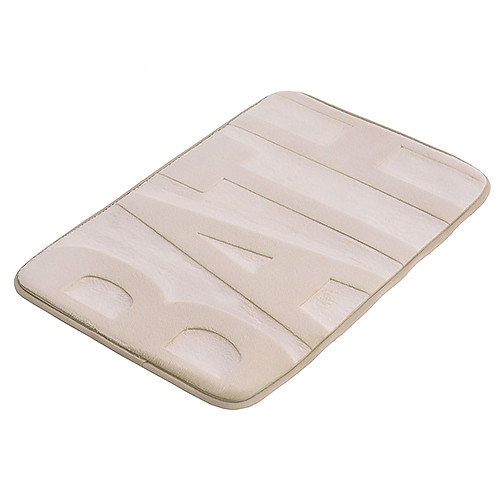 Килимок для ванної кімнати Bisk Basic 5 60х40 см бежевий 7898