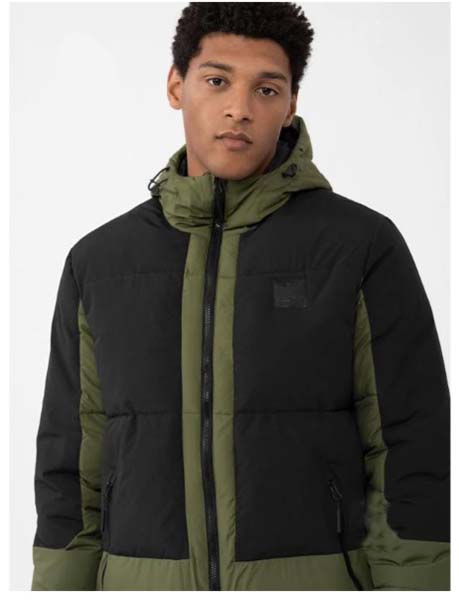 Пуховик 4F DOWN JACKET M244 4FAW23TDJAM244-45S р.L зелёный