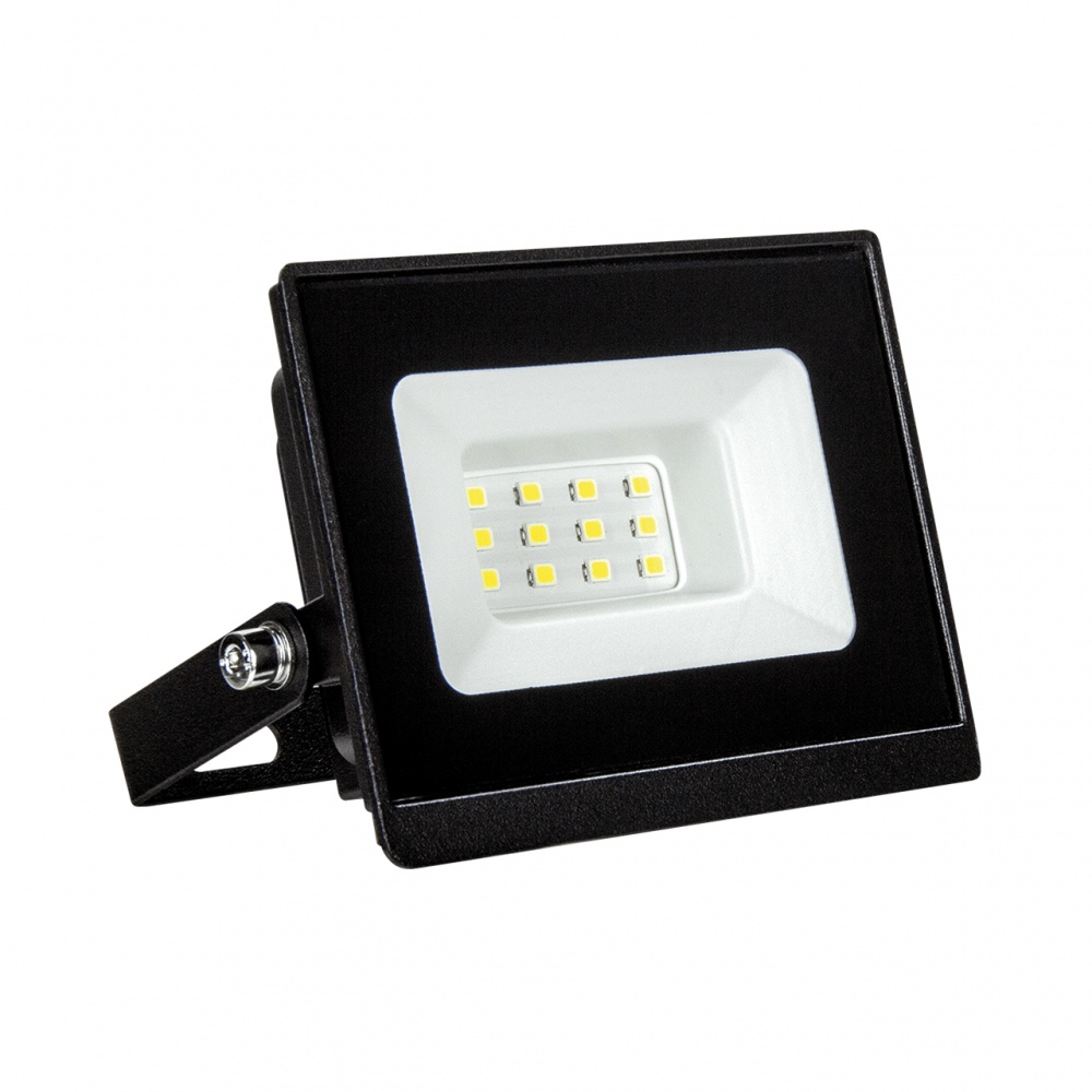 Прожектор светодиодный Eurolamp 10 Вт IP65 черный LED-FL-10(B)