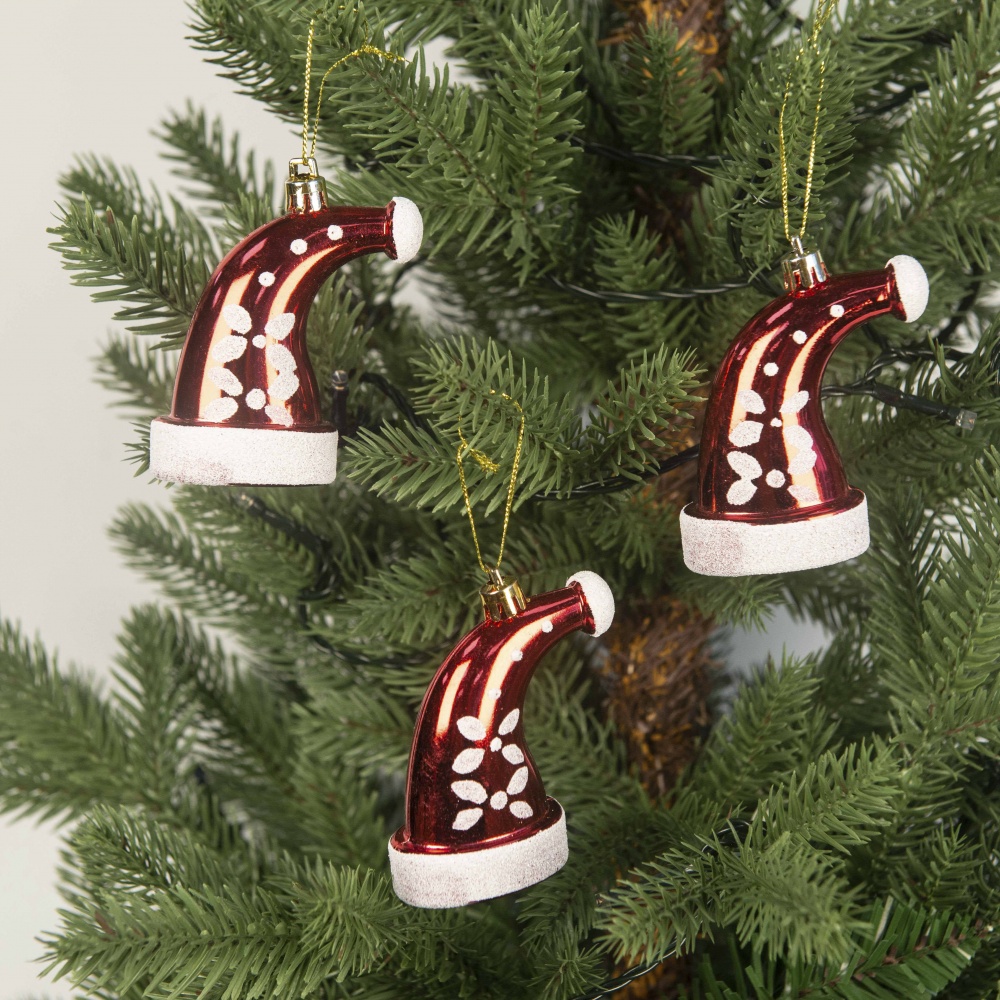 Набір іграшок 4 види в ассортименті 6 см білий із червоним