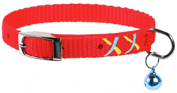 Ошейник Dog Extreme с рисунком Орнамент 1х20-30 см красный