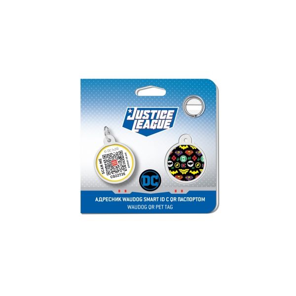 Адресница WAUDOG Smart ID Супергерои логомания премиум
