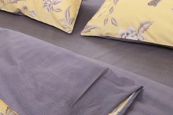 Комплект постельного белья August flower двуспальный 160х220 мм разноцветный принт La Nuit 