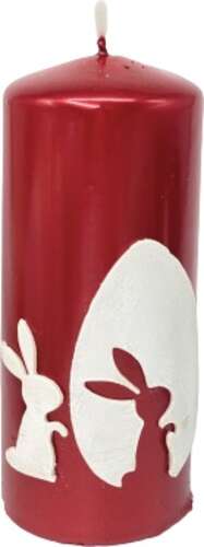 Свічка Декоративні кролики 70х150 мм в асортименті Pako-If