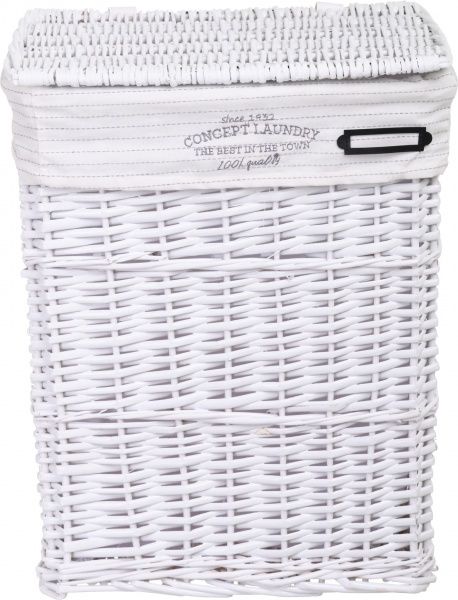 Кошик плетений Tony Bridge Basket з текстилем 37х27х48 см HQN20-1AB-2 