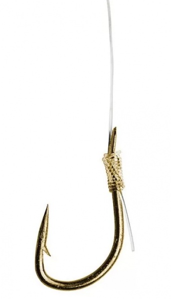 Крючок с поводком DAM SPEZI LEADER MAGGOTS №18 10 шт.