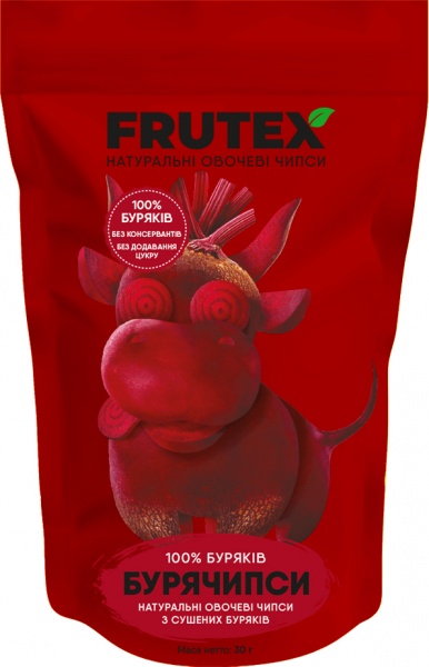 Чипси фруктові Frutex Бурячипси 30 г (4820243450310)