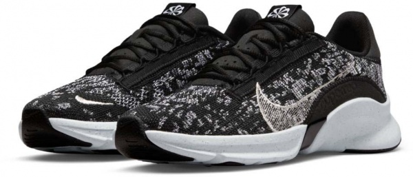 Кросівки Nike SUPERREP GO 3 FLYKNIT DH3393-010 р.36,5 US 6 23 см чорно-білий