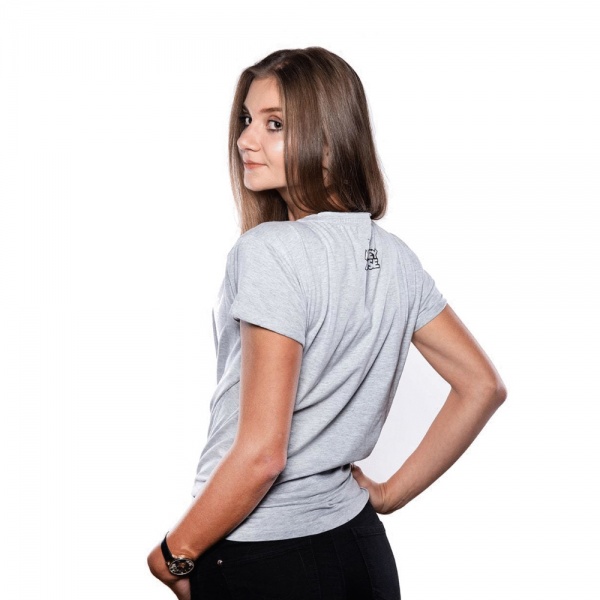 Футболка для девочек Disney Микки злится р.170-176 серый 5908305224907 