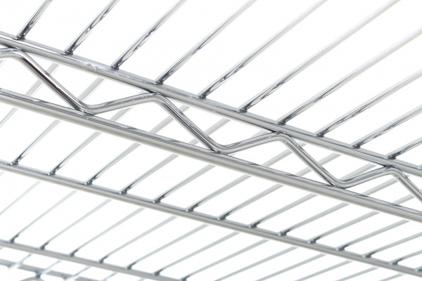 Стелаж металевий PROзапас хром 1800x1220x460 мм метал полиця 4 шт. хром 