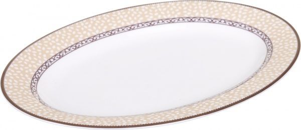 Блюдо овальне Illusion gold 23 см Fiora 