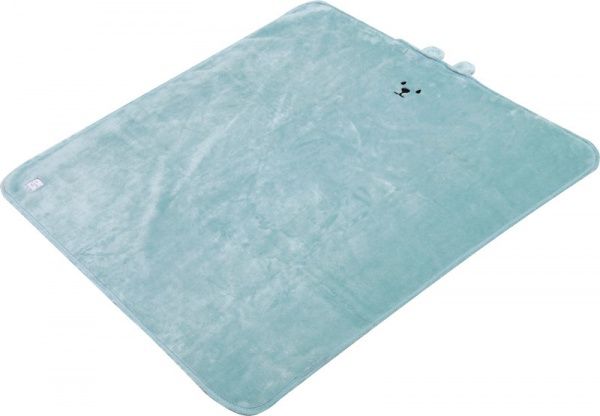 Одеяло детское с ушками 80х80 мятный 