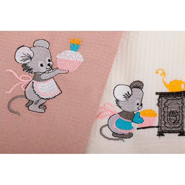 Набор полотенец La Nuit Мышонок 45x60 см