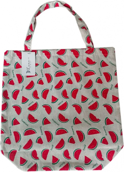 Сумка-шопер Luna Watermelons 43x42x18 см бежевий 