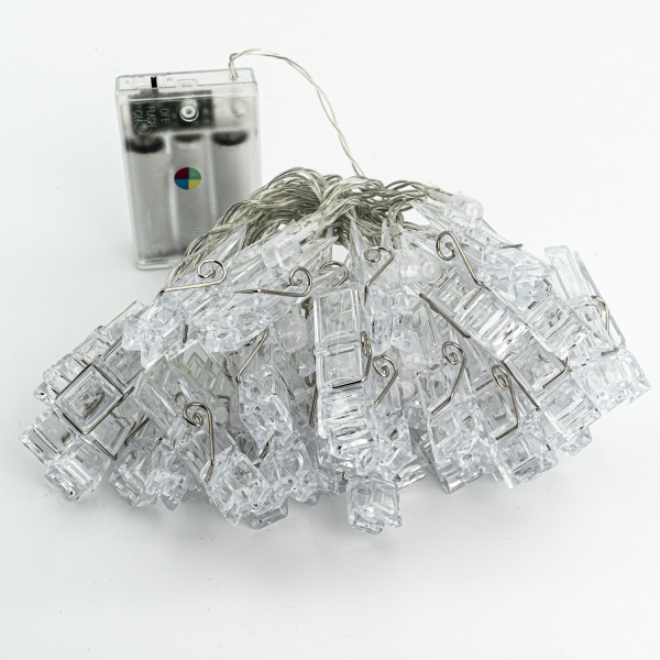 Декоративная гирлянда Altalusse (INL-2704B-40 Multicolor) встроенный светодиод (LED) 40 ламп 6 м 