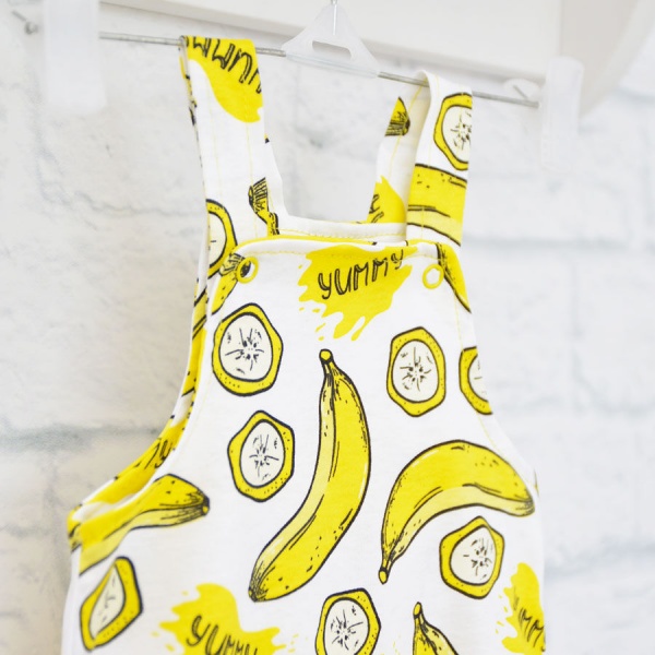 Песочник унисекс Blanka Бананчик р.68 желтый 12928 