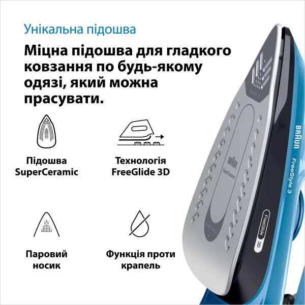 Система парова Braun FI3194BK FreeStyle 3 