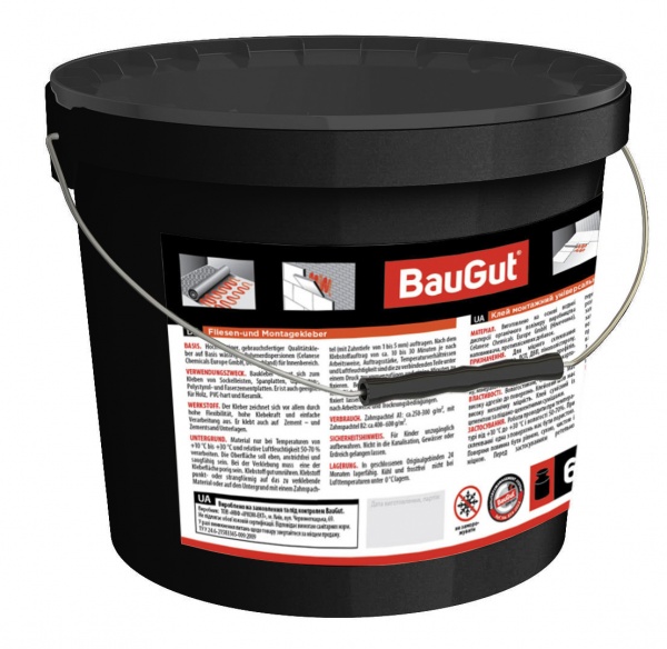 Клей универсальный монтажный BauGut FBK 6 кг 