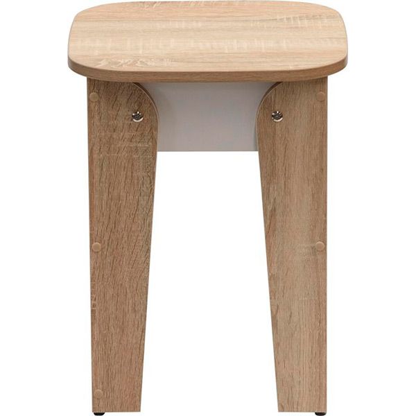 Табурет Берегиня Комфорт-1 дуб сонома / белый дуб сонома 