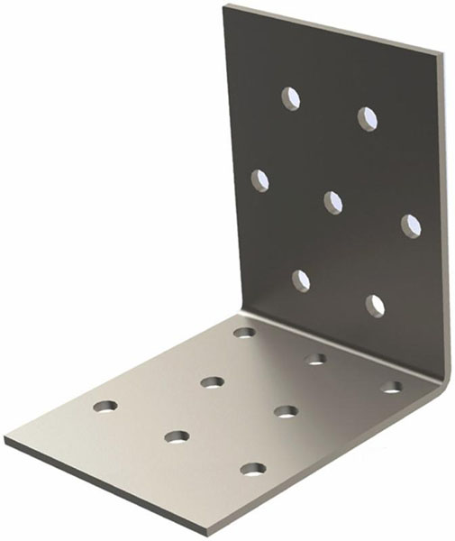 Кутник перфорований Kolchuga рівносторонній 80x80x80 мм 2 мм