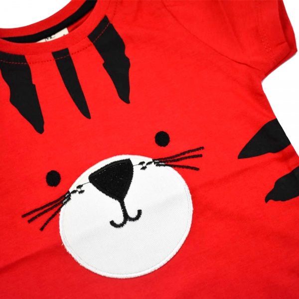 Футболка Macca Boy 9075 з котом р.86 червоний 