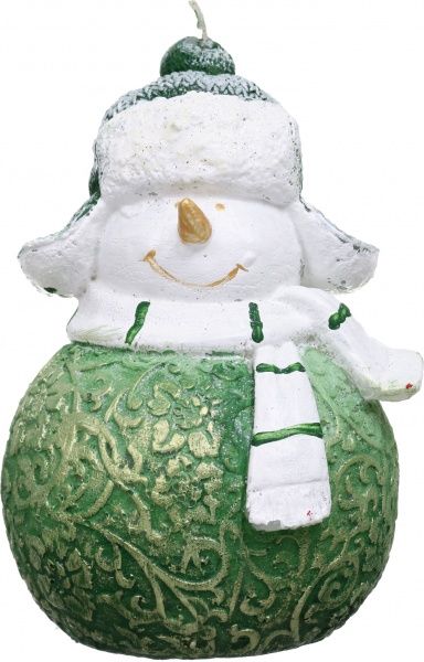 Свічка Сніговик Кулька