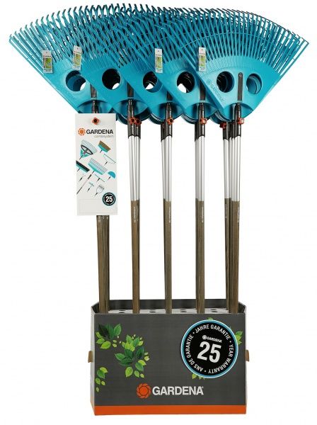Грабли веерные Gardena пластиковые XXL 77 см 3015-20