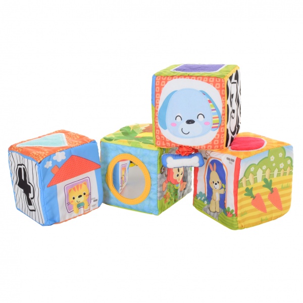 Кубики Winfun мягкие (цифры/животные) 0178-NI