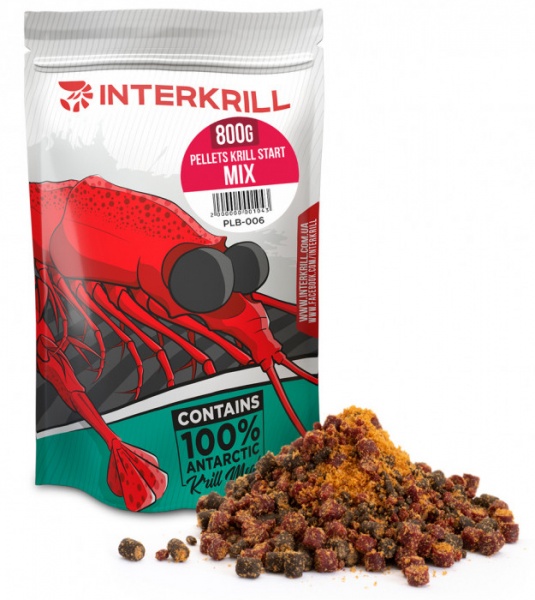 Пеллетс INTERKRILL 800 г кріль KRILL START MIX SIZE