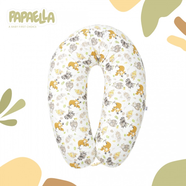 Подушка для кормления IDEIA Обнимашки с пуговкой 30x190 см разноцветный 4820227285075 