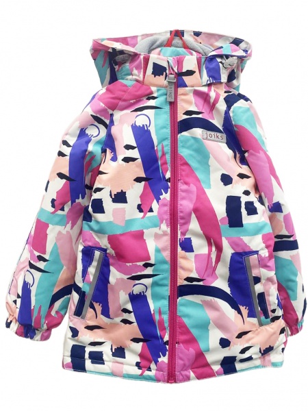 Куртка дитяча для дівчаток JOIKS р.110 рожевий EW-83/110 