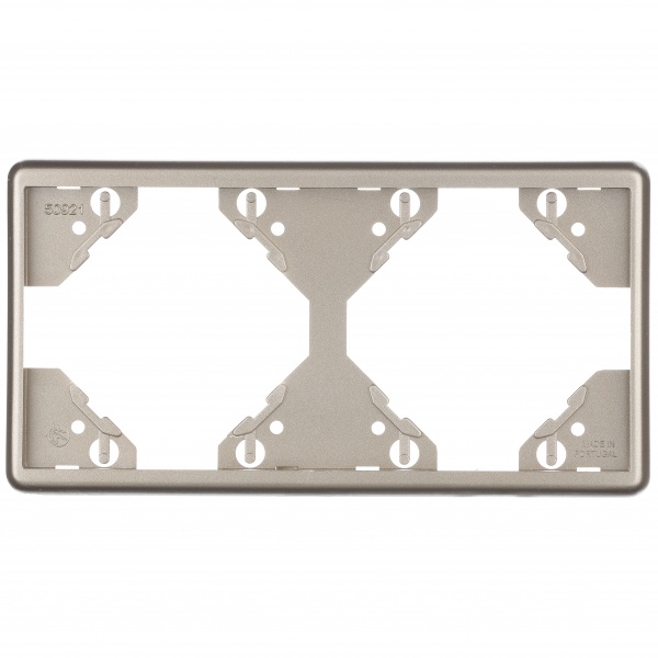 Рамка Efapel Apolo горизонтальная шампань L50921 TCH