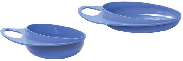 Набор детской посуды Nuvita Easy Eating два предмета NV8461Blue