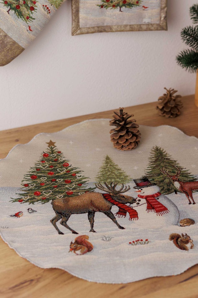 Серветка La Nuit Зимовий ліс d45