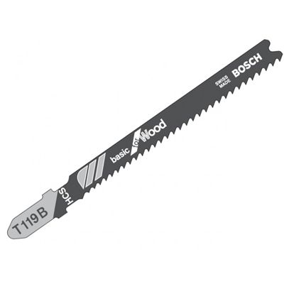 Пилка для електролобзика Bosch T119B 5 шт. 2608630037