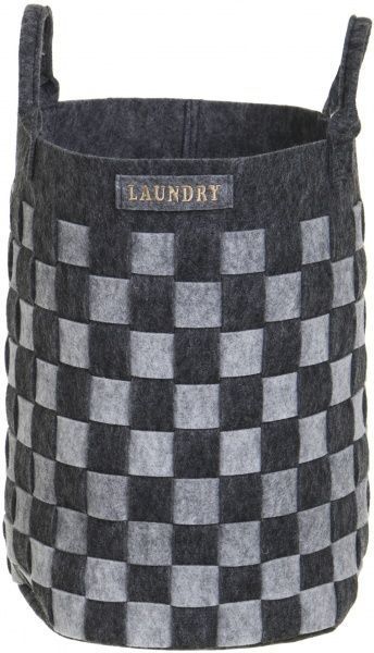 Корзина интерьерная Michelson h58 d42 серый 